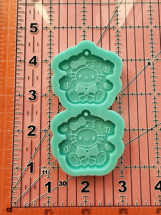 Cat Earrings Silicone Mold