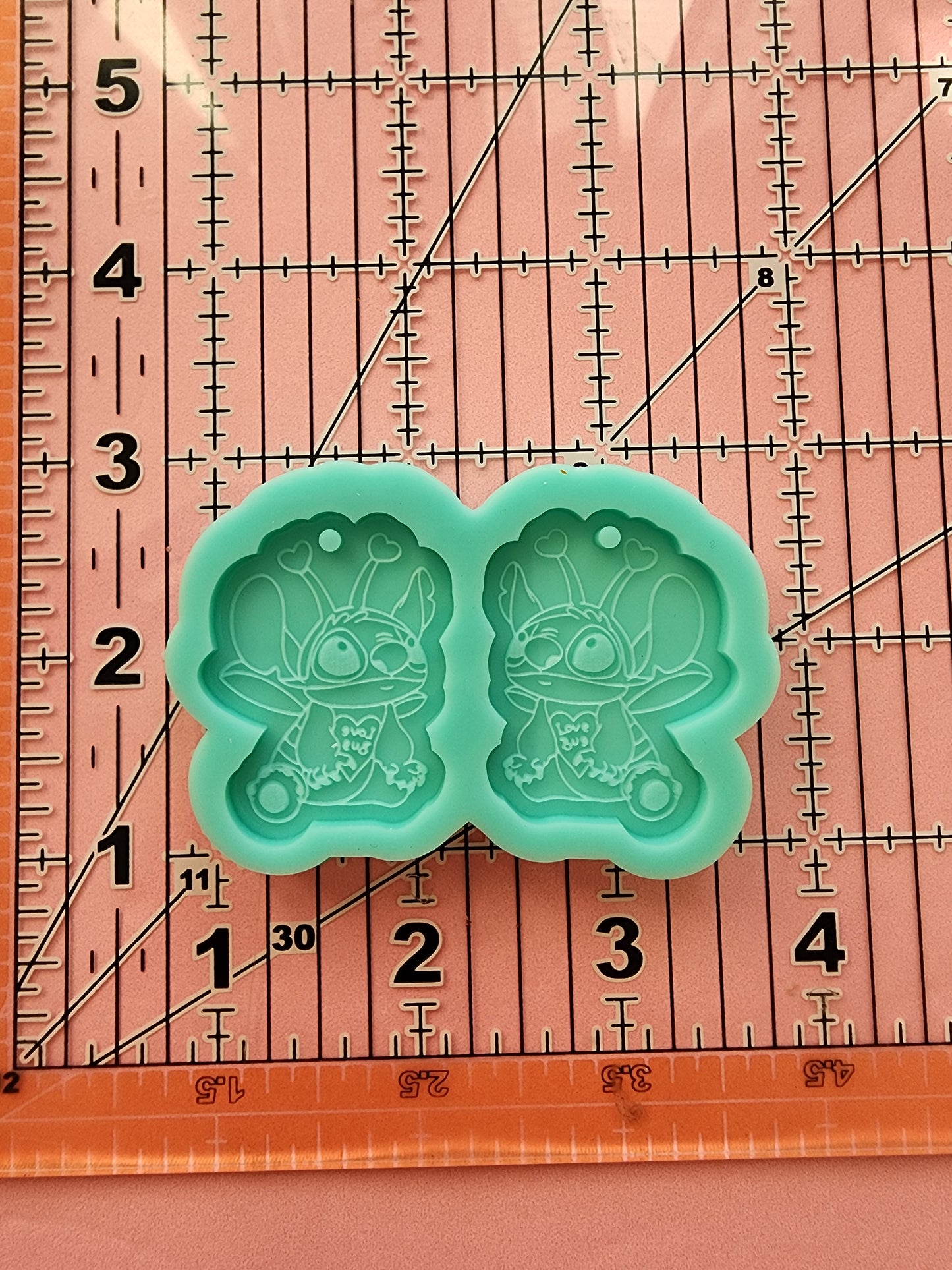 Valentine's Day Earrings Silicone Mold