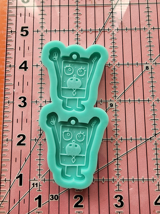 Cartoon Earrings Silicone Mold