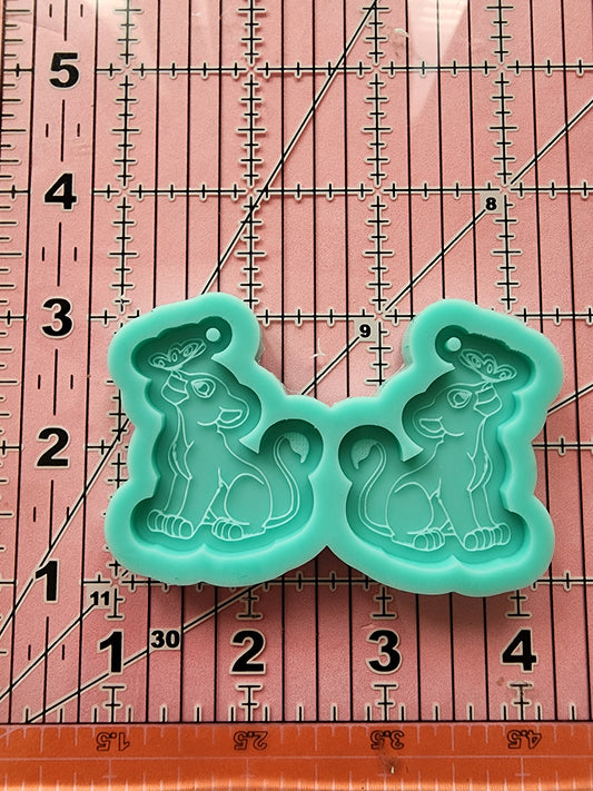 Cartoon Earrings Silicone Mold