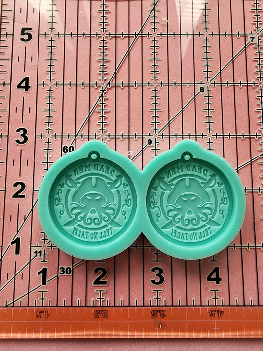 Pirate Earrings Silicone Mold