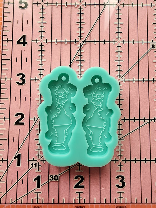 Cartoon Earrings Silicone Mold