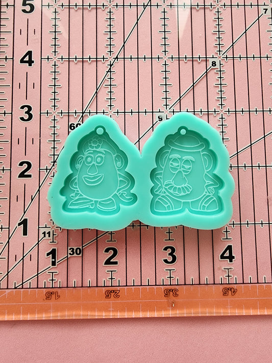 Cartoon Earrings Silicone Mold