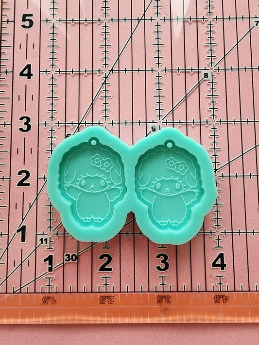 Cartoon Earrings Silicone Mold