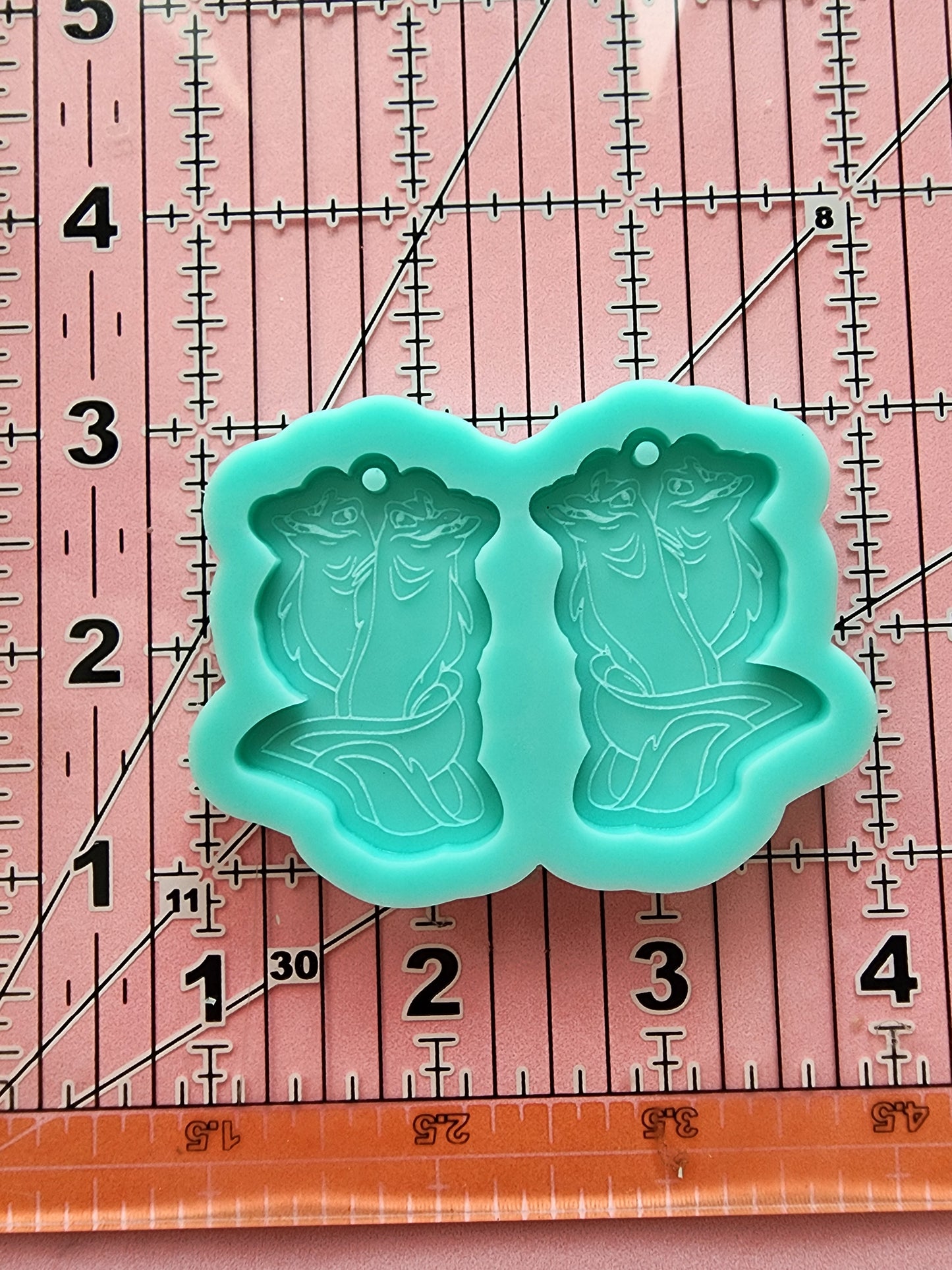 Cartoon Earrings Silicone Mold