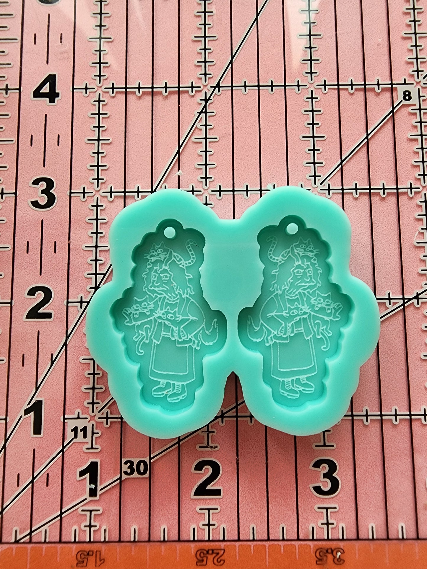 Cartoon Earrings Silicone Mold