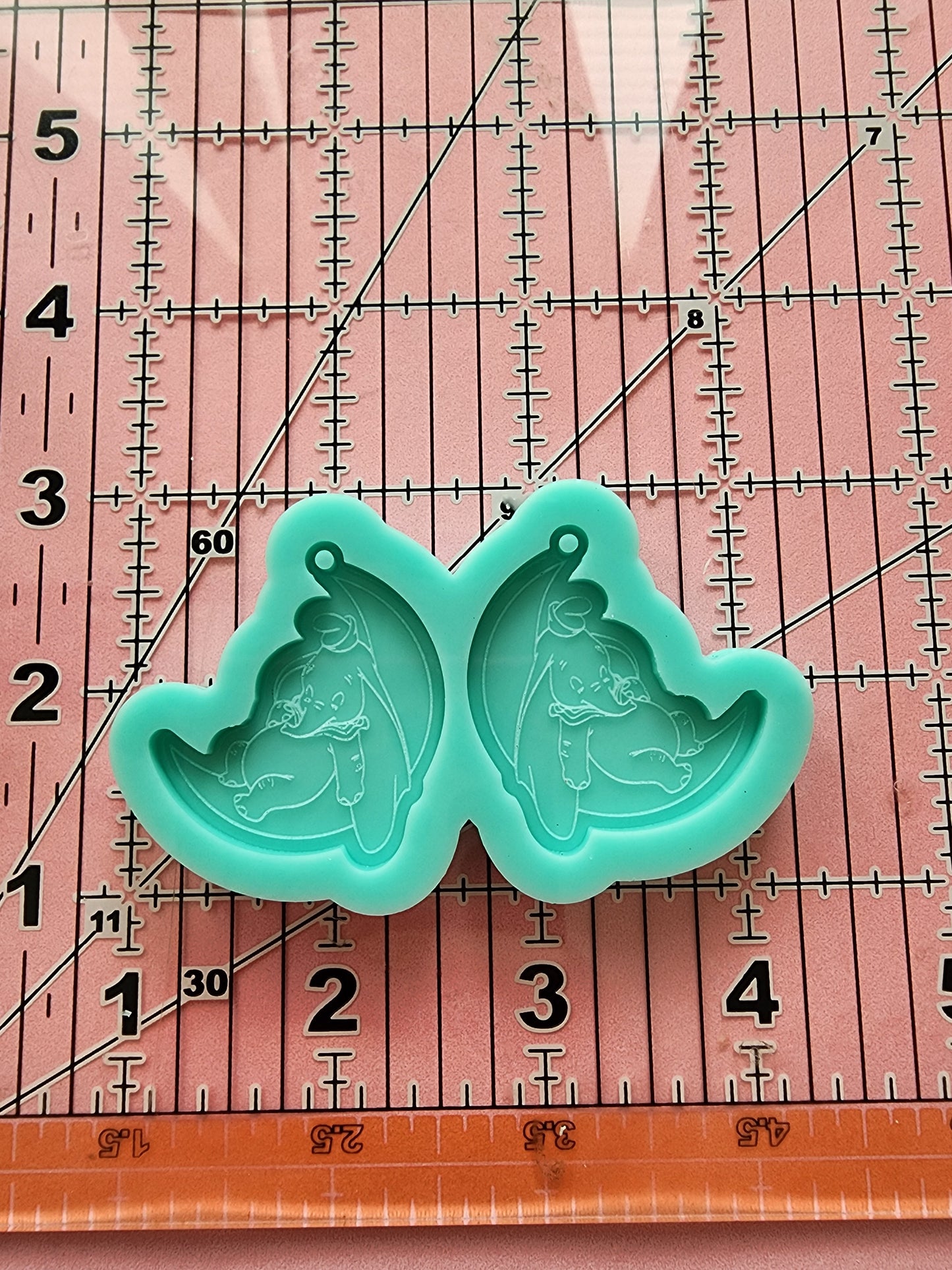 Cartoon Earrings Silicone Mold