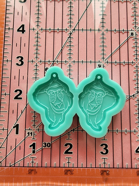 Cartoon Earrings Silicone Mold