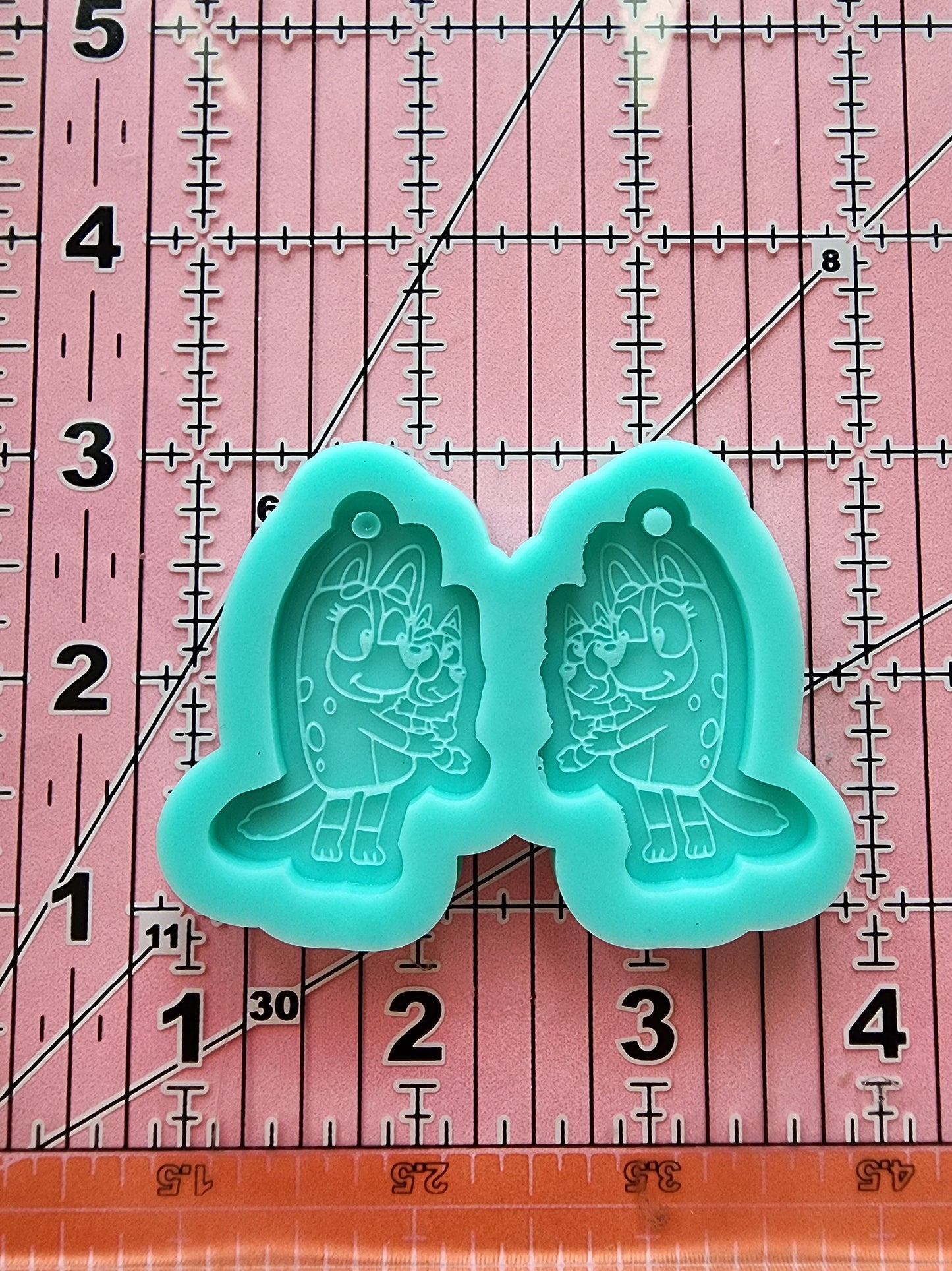 Cartoon Earrings Silicone Mold