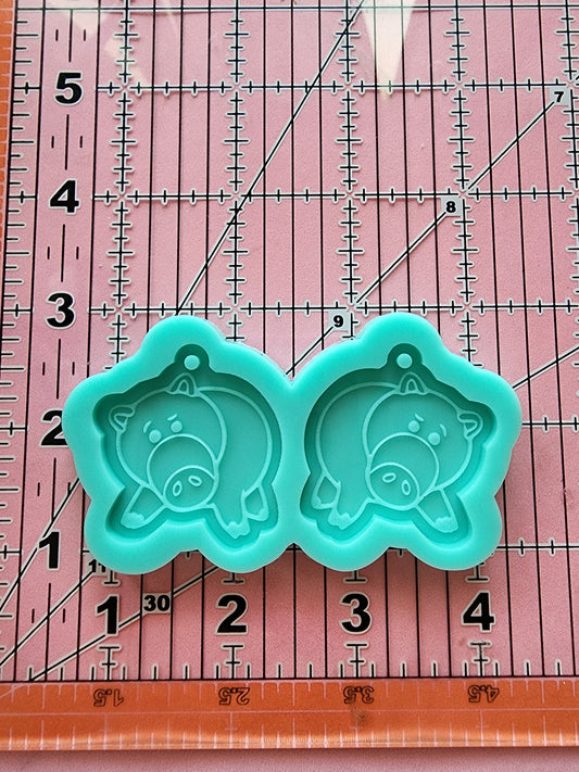 Cartoon Earrings Silicone Mold