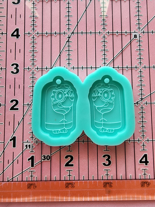 Cartoon Earrings Silicone Mold