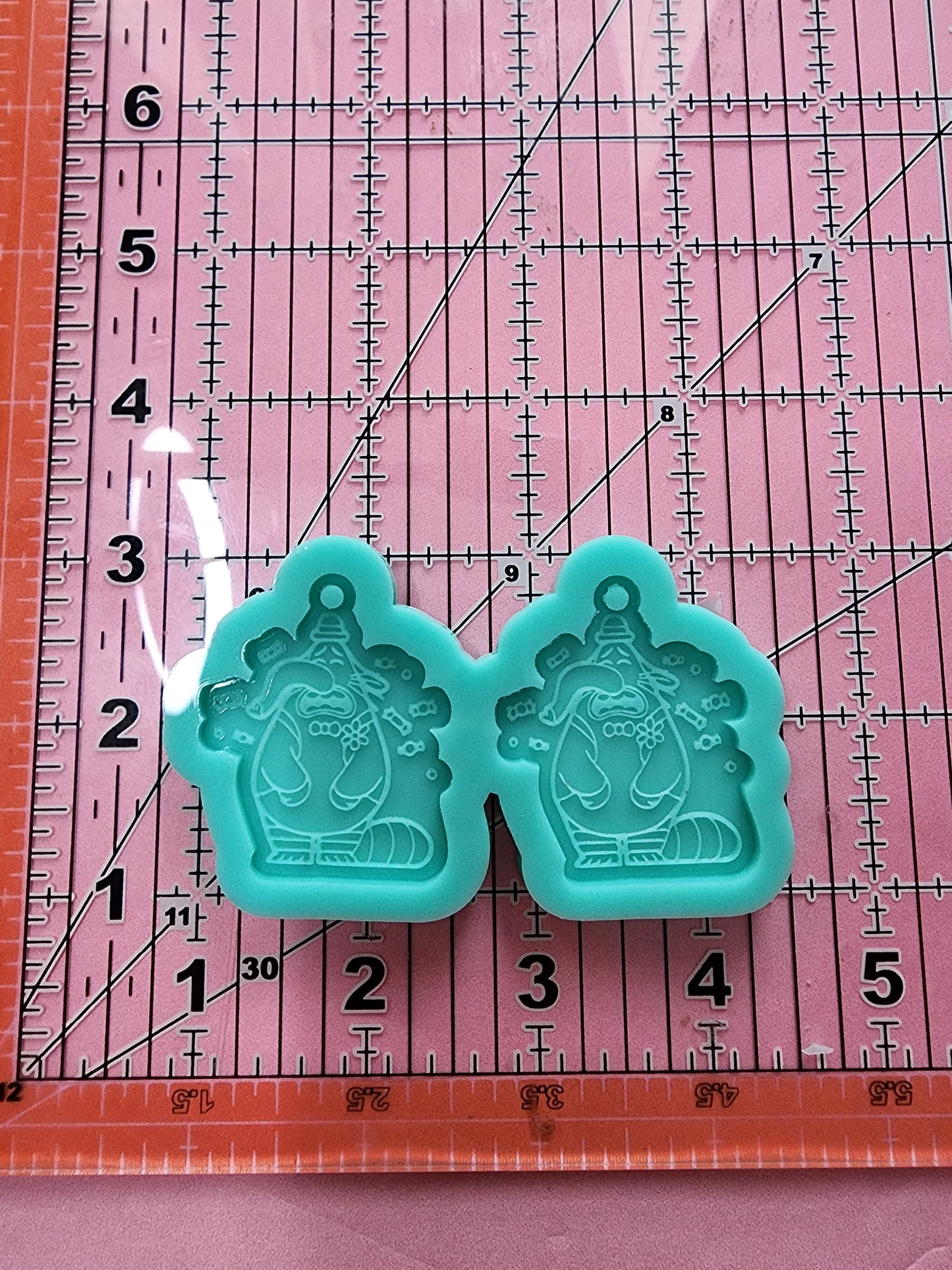 Cartoon Earrings Silicone Mold