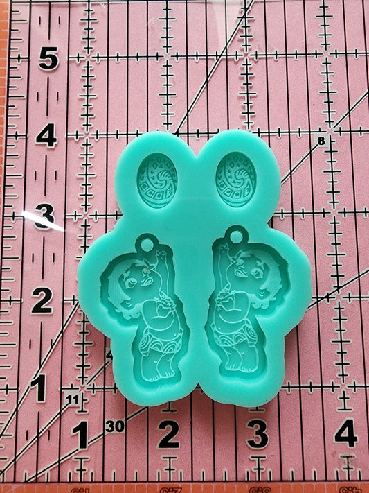 Cartoon Movie Earrings Silicone Mold