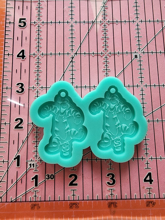 Cartoon Earrings Silicone Mold